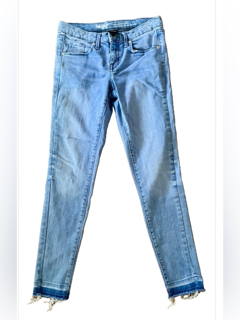 MOSSIMO Denim MID-RISE Skinny Power Stretch Y2K JEANS Size 0 / 25